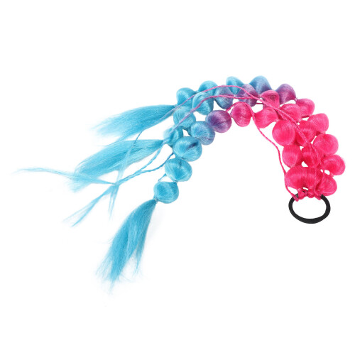 5St Kleurige Vlechten Ponytail Extensions, Comfortabel En Creatief 2