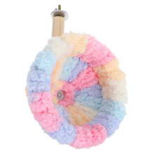 Warm Papegaainest Met Zitstok En Katoenen Bed
