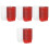 80St Delicate Mini Winkelmand Plastic Rood Voor Mini Huis Opslag 4