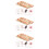 3Sets Kinderen Letters Blokken Puzzle Cognitie 8
