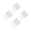 20Sets Mini Ski's Met Stokken, Dollhouse Kerstdecoratie Multi 10
