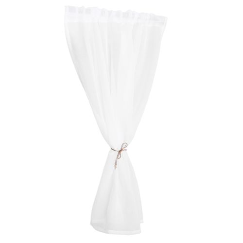3St Witte Sheer Gordijnen Polyester Voor En Privacy 2