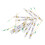 20Sets Mini Ski's Met Stokken, Dollhouse Kerstdecoratie Multi 1
