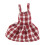4St Kerstpop Jurk Rood Elf Patroon Polyester Voor Feestspel 1