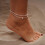 Women’s Anklet Multi Row Adjustable Beaded Jewelry-Style 16 7