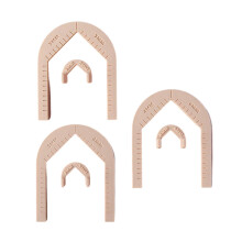 Accurate Earring Hole Placement Tool Ergonomic Jewelry-apricot