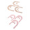 Accurate Earring Hole Placement Tool Ergonomic Jewelry-apricot 2