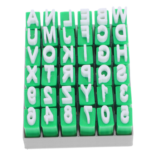 2Sets Stempel Kit Creatief Leren Met Duurzame Plastic Letters 1