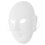 2St Peking Opera Masker Wit PVC Theater DIY Schilderen Thuis 1