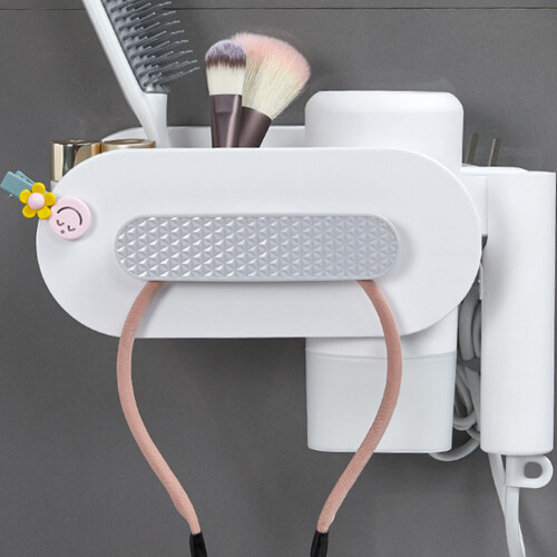 5St Wit Opbergrek Voor Haarföhn En Stylingtools Wandmontage 2