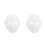 2St Peking Opera Masker Wit PVC Theater DIY Schilderen Thuis 7