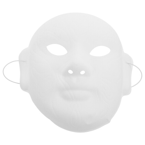 2St Peking Opera Masker Wit PVC Theater DIY Schilderen Thuis 2