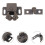 60Sets Stevige Koffie Balvanger Roller Ontwerp 11