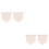 4St Beige Canvas Pennants Voor Speld- En Brosjes Display 7