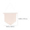4St Beige Canvas Pennants Voor Speld- En Brosjes Display 9