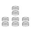 8St Ringenopener Finger Tool Rvs Voor Sieraden 8