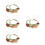 4St Halsband Dier Stof Verstelbaar Bruiloft 9