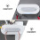 5St Wit Opbergrek Voor Haarföhn En Stylingtools Wandmontage 6