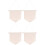 4St Beige Canvas Pennants Voor Speld- En Brosjes Display 6