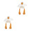 2St Ganzen Hoofdbedekking Wit Cosplay Accessoire Comfort 10