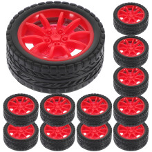 80St Rubber Wielen Speelgoed Auto’s Kinder DIY Montagemateriaal