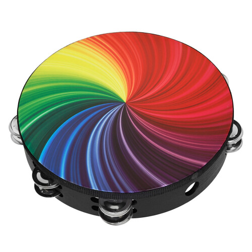 3St Percussie Hand Drum Bell Tambourine Multi Kleur Kinderspeel 1
