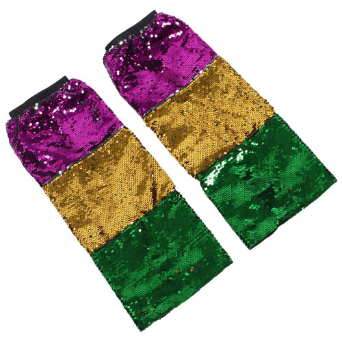 4Paren Paar Polyester Glitter Beenhoezen En Party 2