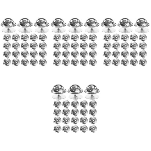 200Sets Pin Back Locking Set Met Vlindergreep Voor Ambachten 2