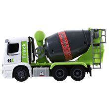 2St Kinder Bouwauto's Pull Back, Groene Kunststof Mixer Truck Toys