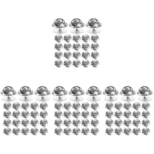 200Sets Pin Back Locking Set Met Vlindergreep Voor Ambachten 1