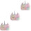 3St Creatieve Roze Tissue Box Katoen Voor 5
