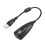 3St USB Audio Adapter Zwart Professioneel Stereo Plug & Play 1
