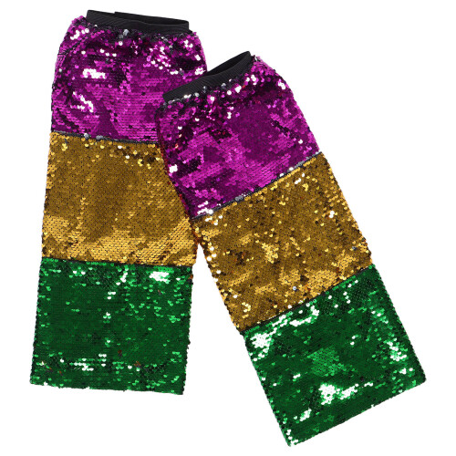 4Paren Paar Polyester Glitter Beenhoezen En Party 1