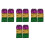 4Paren Paar Polyester Glitter Beenhoezen En Party 10