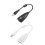 3St USB Audio Adapter Zwart Professioneel Stereo Plug & Play 10