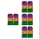 4Paren Paar Polyester Glitter Beenhoezen En Party 6