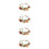 4St Halsband Dier Stof Verstelbaar Bruiloft 10
