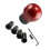 2Sets Carbonvezel Versnellingspook Knop Met Schroeven Voor Auto 2