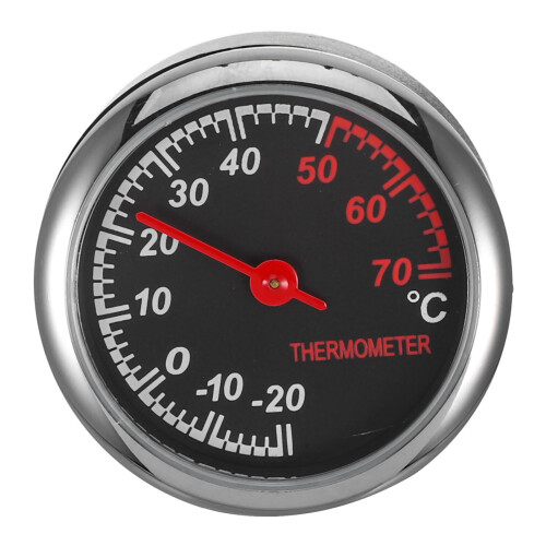 5St Auto Dashboard Thermometer Waterdicht Metaal Antiroest Verlichting