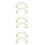 6St PU Vervangbare Handvatten Luggage Case En Koffer Multi 8
