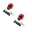 2Sets Carbonvezel Versnellingspook Knop Met Schroeven Voor Auto 8