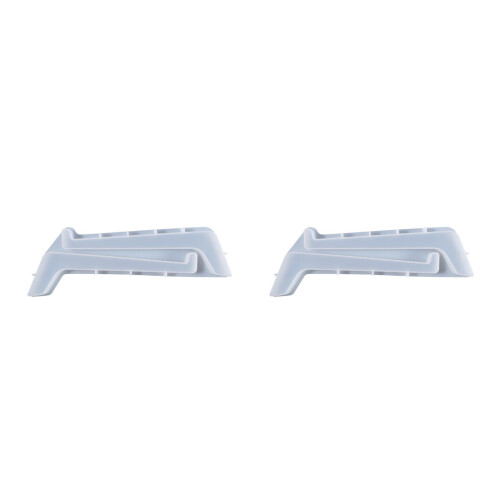 2St Siliconen Resin Mal Laptopstand Wit Comfortabel En 2