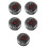 5St Auto Dashboard Thermometer Waterdicht Metaal Antiroest Verlichting 8