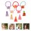 3Sets Haaraccessoires Vlinderhaarspeldjes Van Plastic En 7