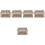 5St Compacte Brush Organizer Beige Voor Verf En Potloden 5