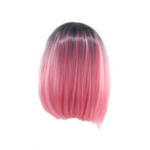 2Stk Kurzhaar Bob Perücke Gradient Für Und Party