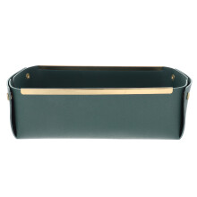 2 Elegantes Leder Sundries Tray Für - Schlüssel Schmuck