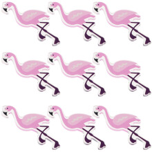 40Stk Acryl Flamingo Charms Anhänger Schmuck Zubehör