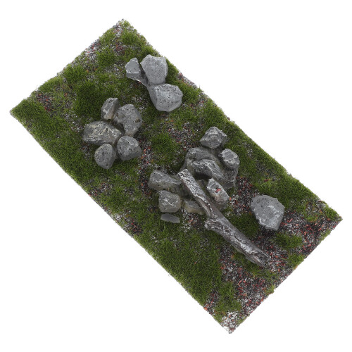2St Kunstgras Van Nylon En Spons Voor Mini Landschappen 2