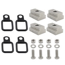 3Sets Hochbelastbare Trailer Cleat Mit Verzurrringen Und